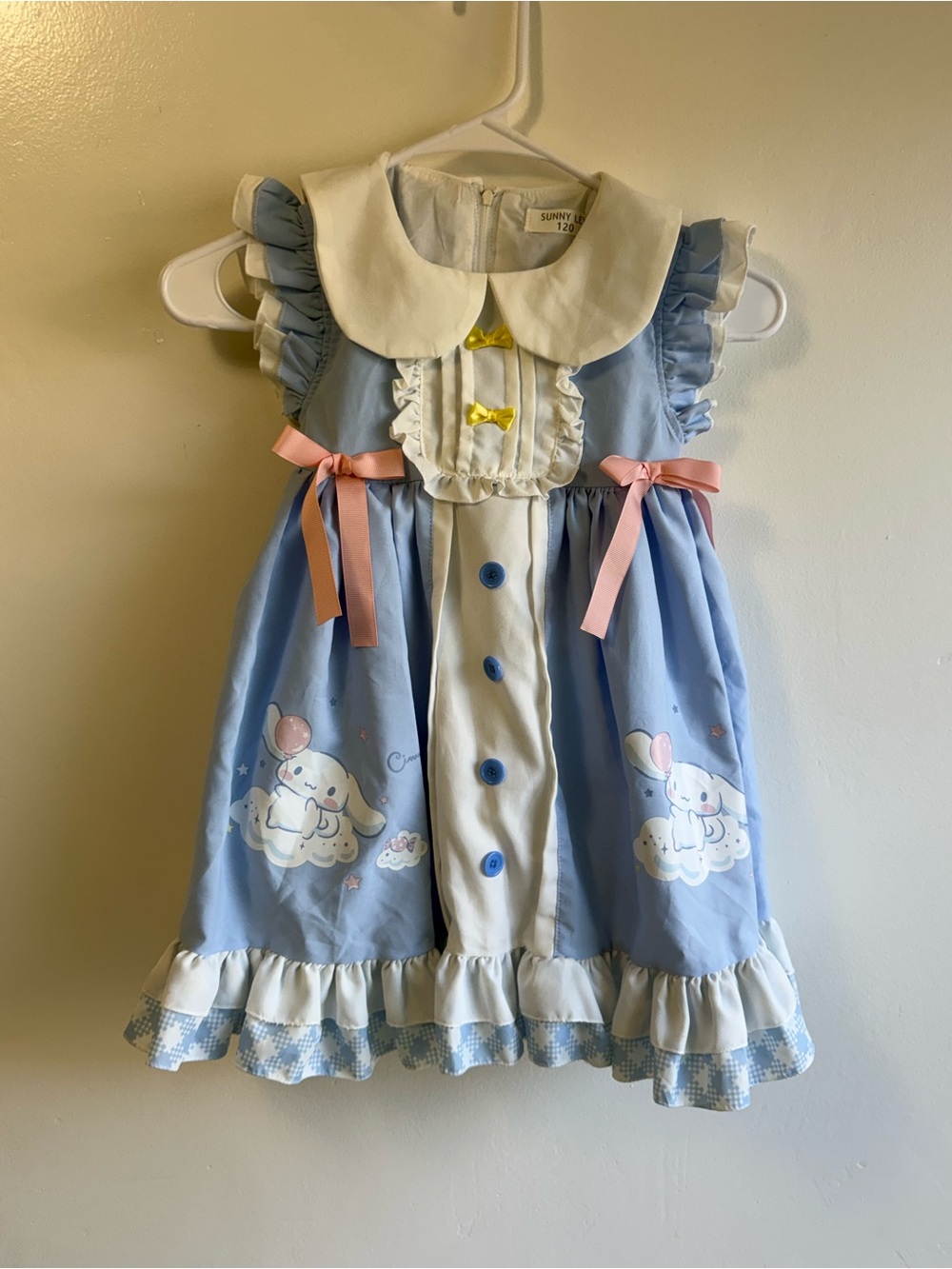 Cinnamoroll Sanrio Blue Frilly Girls Dress size 5T